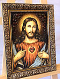 Ікона з янтаря "Спаситель" , ікона з бурштину Спаситель, фото 2