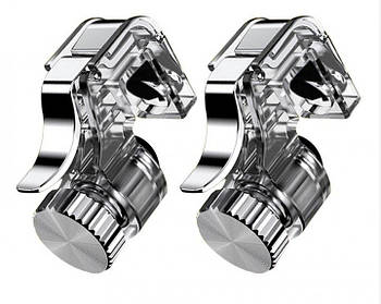 Геймпад R11 тригери-курки PUBG для смартфона Сріблястий (KG-3636)