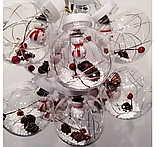 Гірлянда Xmas M-1 Copper curtain ball lamp 7257 Сніговик, різнокольорова, фото 8