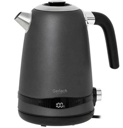 Купить Чайник с регулятором температуры Gerlach GL 1281, черный, цена ...