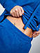 Костюм жіночий з штанами замш електрик, фото 4