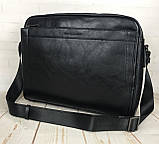 Красивая мужская сумка-портфель для документов David Jones. КС89, фото 8