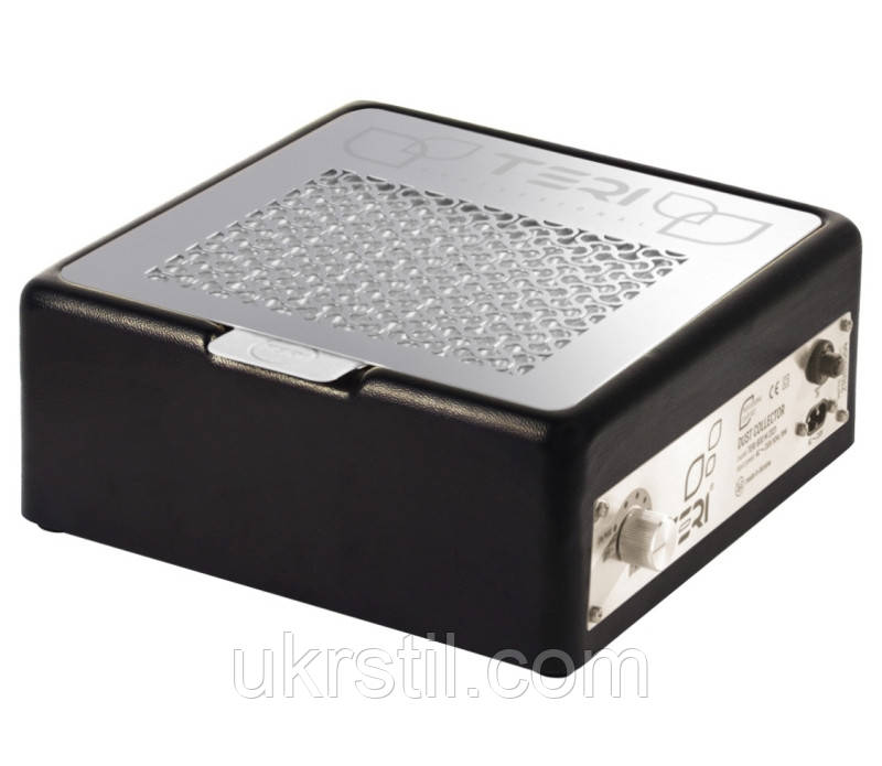 Настільна манікюрна витяжка з фільтром HEPA Teri 800, колір чорний (сітка металік), фото 1