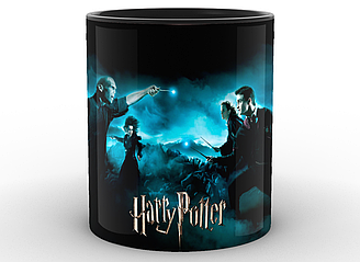 Кружка GeekLand Harry Potter Гаррі Поттер 7 HP.02.018 Чорний