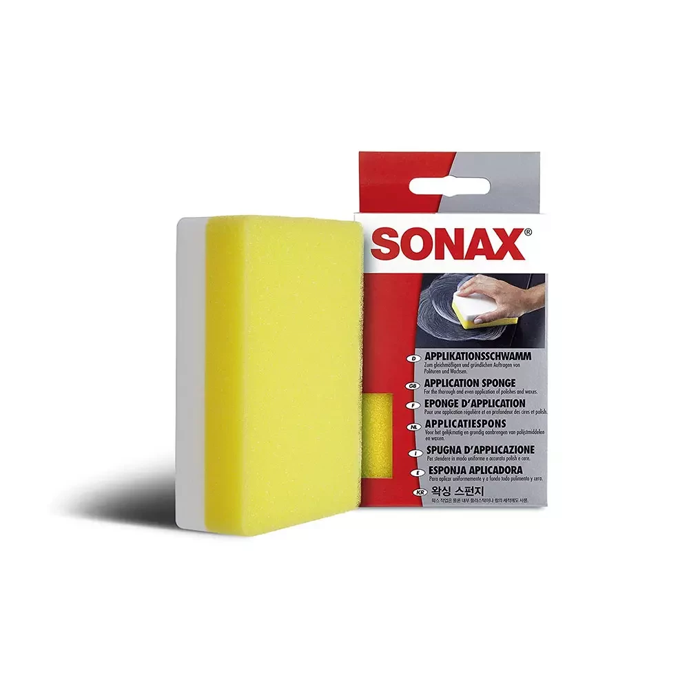 Губка для нанесення поліролей, восків, засобів для догляду SONAX Application Sponge (417300), фото 1