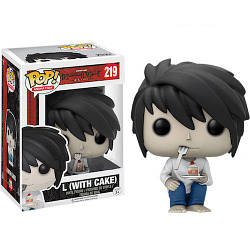 Фігурка Funko Pop Фанк Поп Death Note L with cake Зошит Смерті Л з тортом 10 см 219F