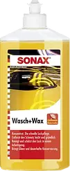 Шампунь для миття автомобіля з воском 500 мл SONAX Wasch+Wax (313200)