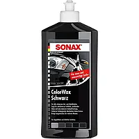 Цветной жидкий воск чёрный 500 мл SONAX ColorWax Schwarz (298200)