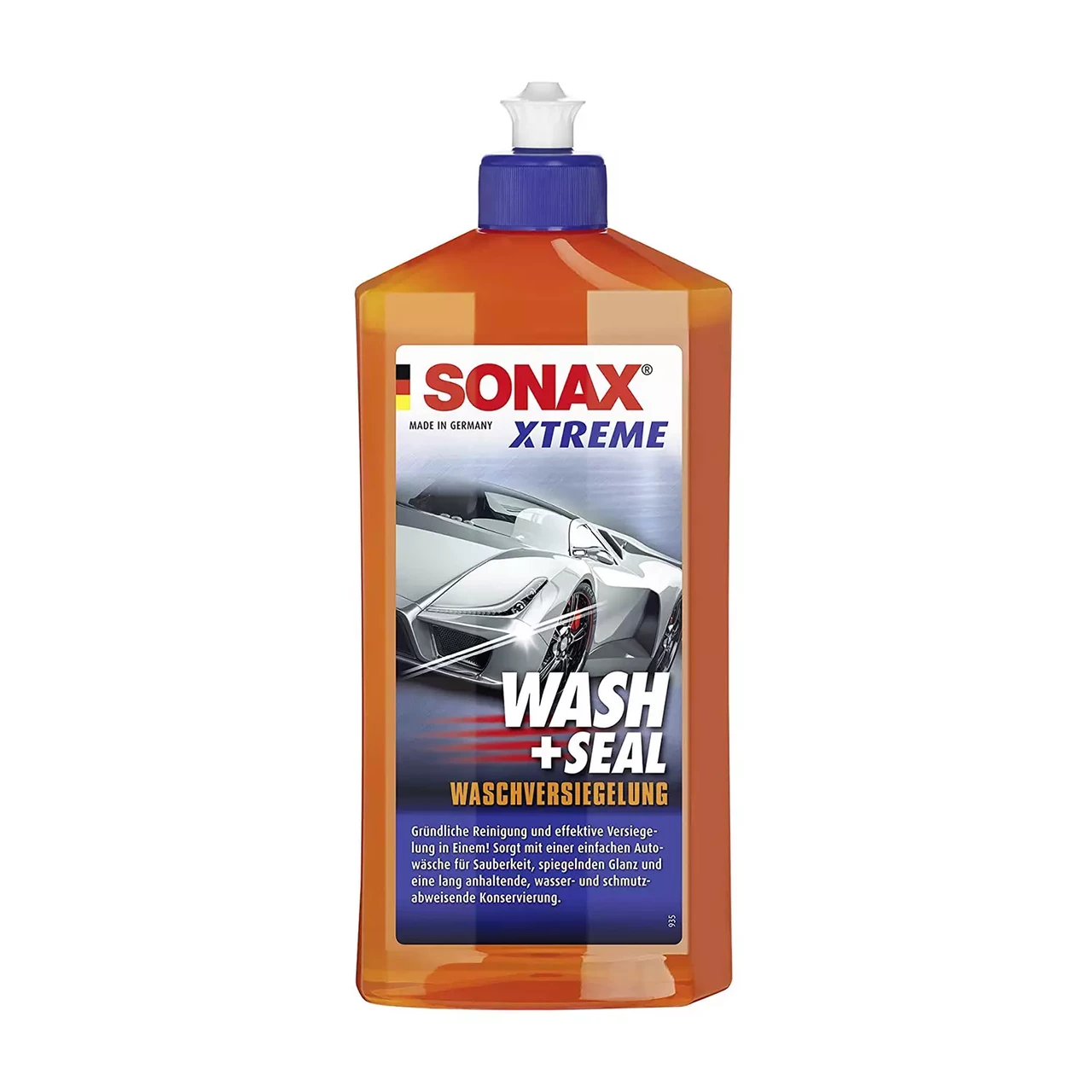Шампунь-консервант для лакофарбового покриття 500 мл SONAX XTREME Wash + Seal (244200), фото 1