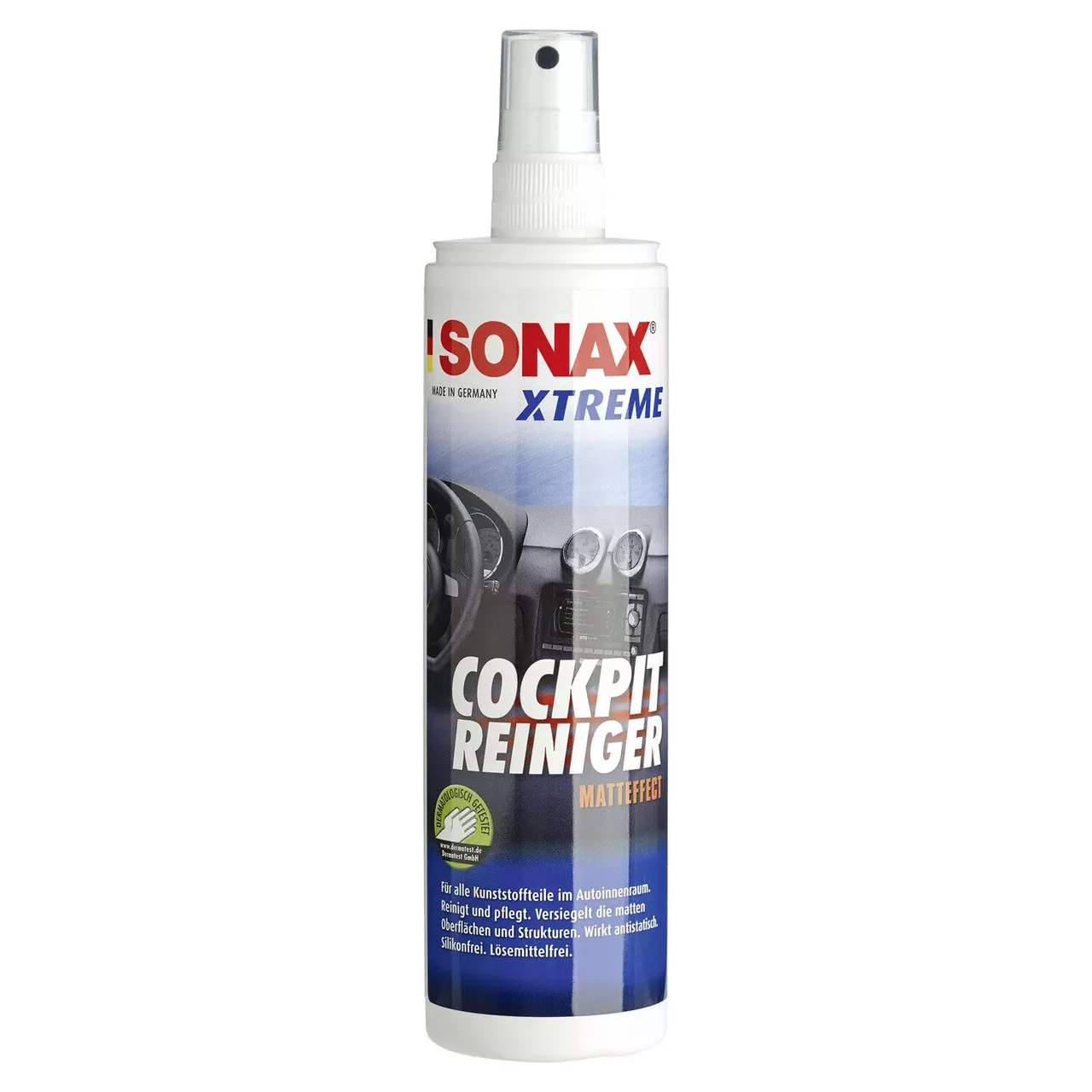 Матовий очисник-поліроль пластику 300 мл SONAX XTREME Cockpitreiniger Matteffect (283200), фото 1