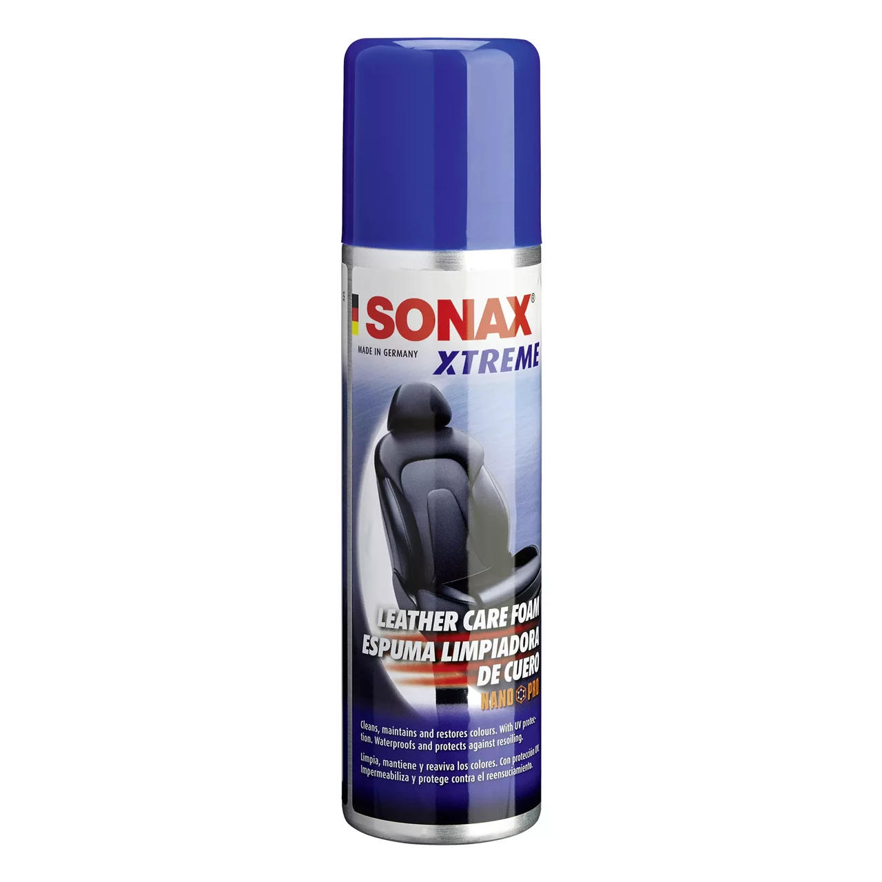 Піна-очисник шкіри салону автомобіля 250 мл SONAX XTREME Lederpflegeschaum (289100), фото 1