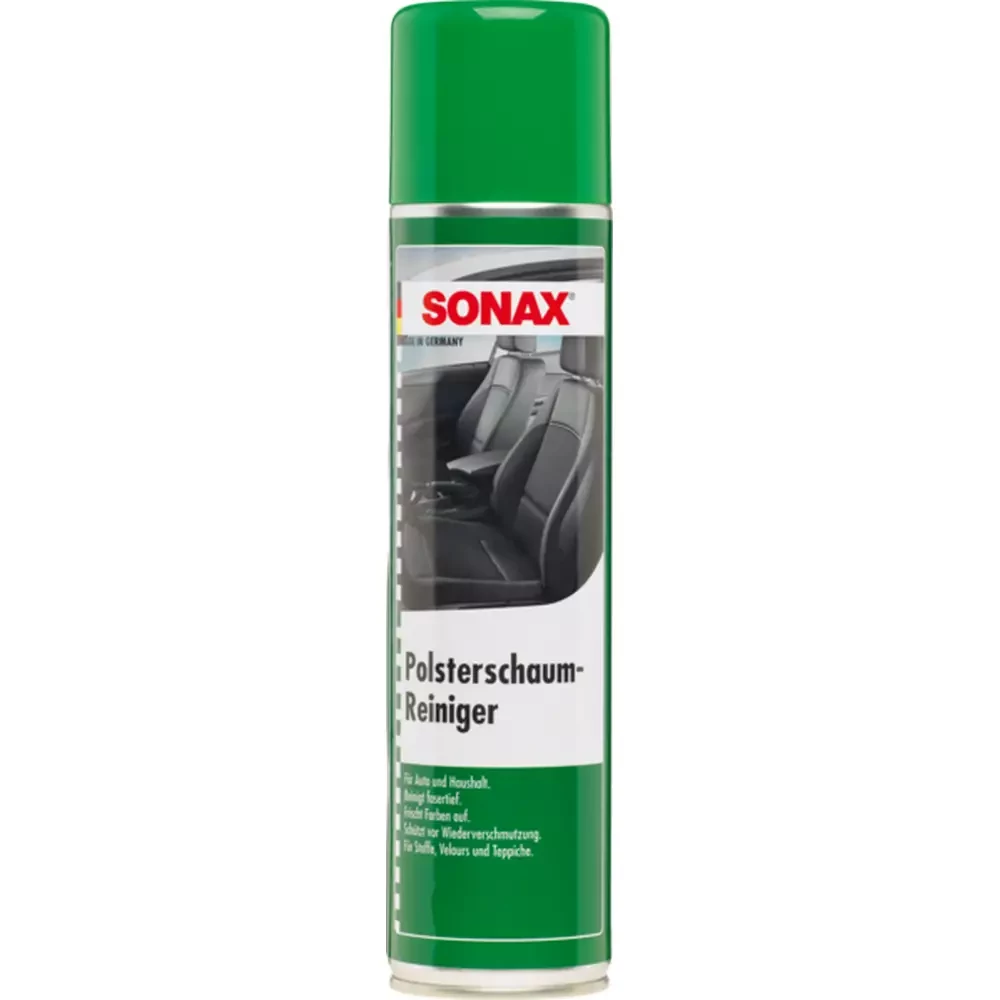 Пінний очисник плям текстильного салону 400 мл SONAX Foam Upholstery Cleaner (306200), фото 1