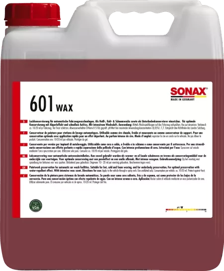 Жидкий воск 10 л SONAX Wax 601 (601600), фото 1
