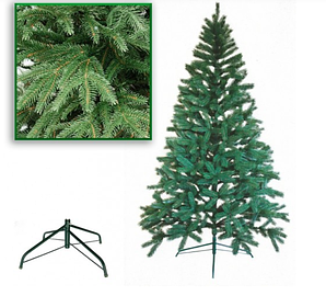 Новорічна Сосна лита 2,1 м зелена штучна люкс Pine Deluxe № 14