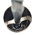 Турецька механічна ручна кавомолка золотиста жорна для помелу під турку металева 21см, фото 7