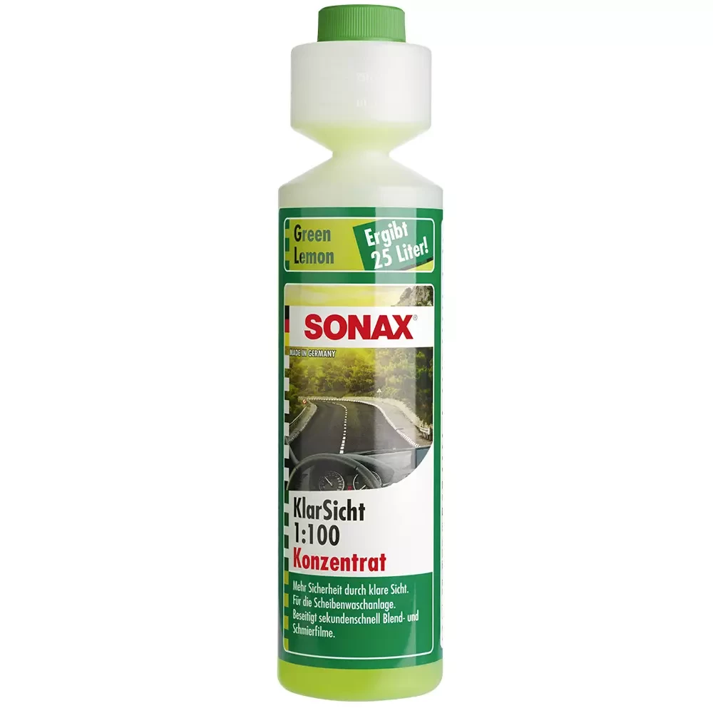 Концентрат омивача скла літній 1:100 250 мл SONAX — Green Lemon (386141), фото 1