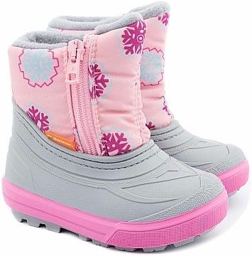 Дитячі зимові чоботи Demar Winter Light 1509B р.26-27 рожевй Демар Вінтер Лайт