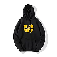 Худі чоловіче Wu-Tang Clan Кенгуру з принтом ВуТанг чорна Кофта з капюшоном Ву Танг Клан Худі Ву-Танг трикотаж