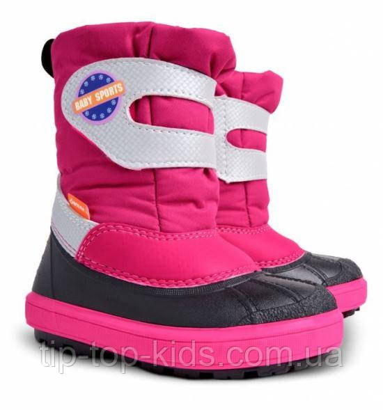 Зимові дутики Demar Baby sport 1506a рожевий р. 24-25, фото 1
