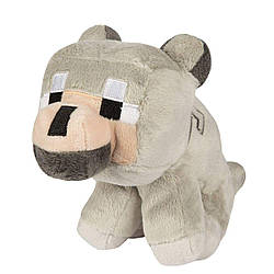 М'яка іграшка Minecraft Bébé Loup Майнкрафт Малюк вовк 23 см