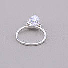 Каблучка з фіанітами родіеве покриття XUPING, фото 3