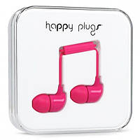 Проводные вакуумные наушники Happy Plugs Headphones In-Ear, Cerise Pink