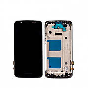 Дисплей Motorola Moto G6 XT1925 з тачскрином (сенсором) і рамкою чорний (з розбирання)