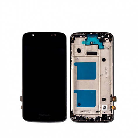Дисплей Motorola Moto G6 XT1925 з тачскрином (сенсором) і рамкою чорний (з розбирання), фото 1