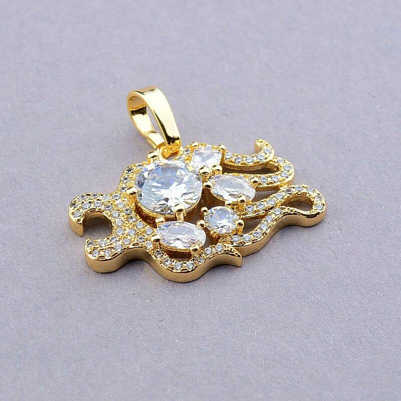 Кулон "Лев" Xuping Jewelry позолота 18к