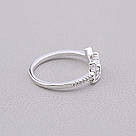 Каблучка з фіанітами родіеве покриття XUPING, фото 2