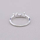 Каблучка з фіанітами родіеве покриття XUPING, фото 3