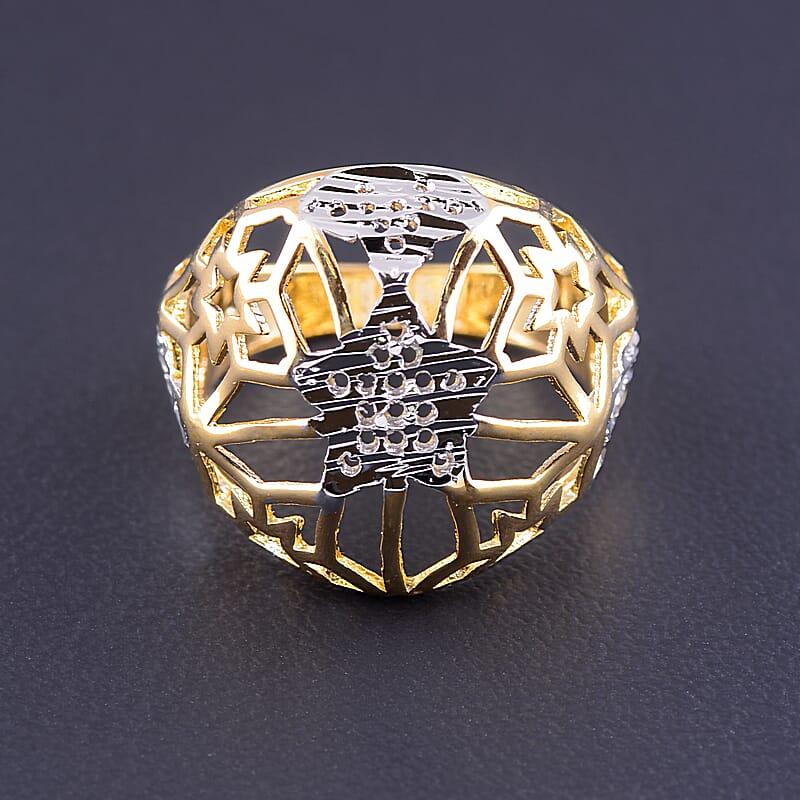 Каблучка біжутерія 'XUPING' (позолота/родій), фото 1