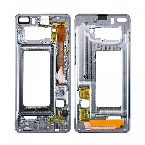 Рамка дисплея Samsung G975 White S10+ сервісний оригінал з розбирання, фото 2