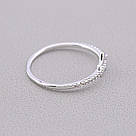 Каблучка з фіанітами родіеве покриття XUPING, фото 2