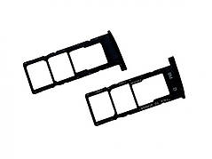 Сим лоток чорний Motorola Moto G6 XT1925 оригінал із розбирання