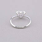 Каблучка з фіанітами родіеве покриття XUPING, фото 3