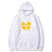 HOODIE Wu-Tang Clan чоловіча біла Худі з принтом Ву-Танг Толстовка ВуТанг Клан Кофта Ву Танг з капюшоном