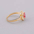 Каблучка біжутерія Фіаніт 'XUPING' (позолота 18к), фото 2