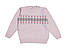 Дитячий светр для дівчинки з візерунком, кругла горловина, ТМ Лютик, фото 2