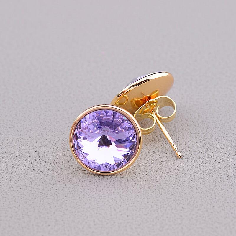 Сережки Swarovski 'XUPING' (позолота 18к)