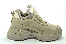 Модні зимові кросівки жіночі шкіряні Ditas, фото 5