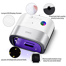 УФ лампа UV+LED SUNUV SUN 3 Smart 2.0 на 48 Вт для сушіння гелю і гель лаку, фото 5