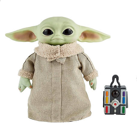 Інтерактивний малюк Йода Мандалорец на пульті Star Wars Grogu The Child Moption Mandalorian маленький Грого GWD87, фото 2