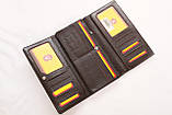 Жіночий шкіряний гаманець Alpe коричневий 7167-5497, фото 5