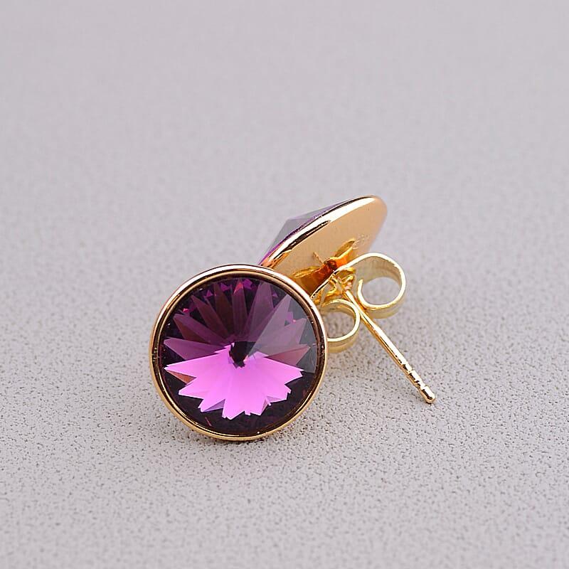Сережки Swarovski 'XUPING' (позолота 18к)
