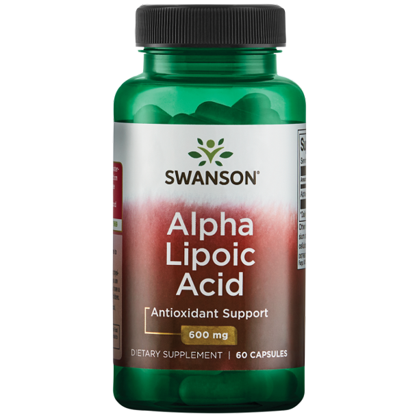 Альфа Ліпоєва Кислота Swanson Ultra Alpha Lipoic Acid 600 мг 60 капс