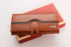 Жіночий шкіряний гаманець Alpe коричневий 7167-5503