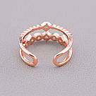 Каблучка біжутерія 'FJ' Сrystal Бижутерный сплав, фото 3