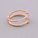 Каблучка біжутерія 'FJ' Сrystal Бижутерный сплав, фото 2