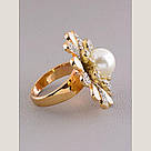 Каблучка на палец біжутерія Сrystal, фото 2